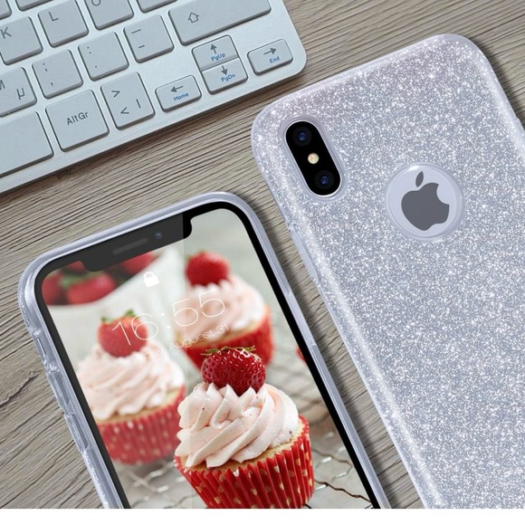 MATEPROX iPhone Xs case,iPhone X Glitter Bling Sparkle Cute Girls Women - Picture 5 of 11